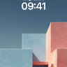 Serenity in Geometry Wallpaper with Midnight Steed wallpaper for iPhone, iPad & Mac