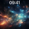 Cosmic Ember Wallpaper with Nebula Veils wallpaper for iPhone, iPad & Mac