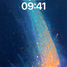 Cosmic Ember Wallpaper with Starlit Trail wallpaper for iPhone, iPad & Mac
