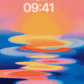Sunset Reflections Abstract Wallpaper wallpaper for iPhone, iPad & Mac