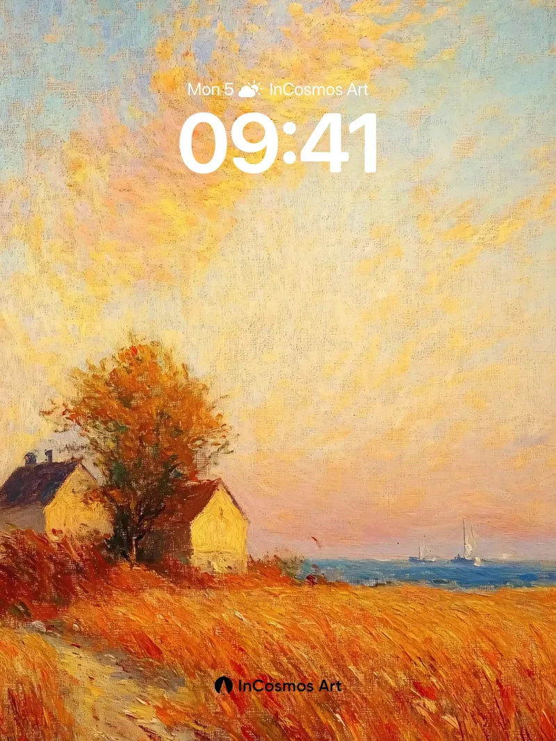 Golden Hush Wallpaper with Autumn Light