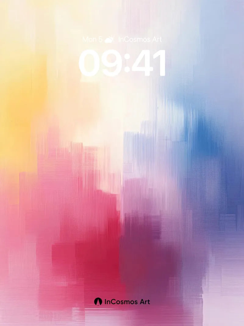 Luminous Veil Wallpaper with Ethereal Hues