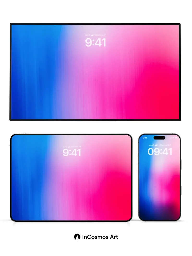 Luminous Gradient Wallpaper with Ethereal Hues