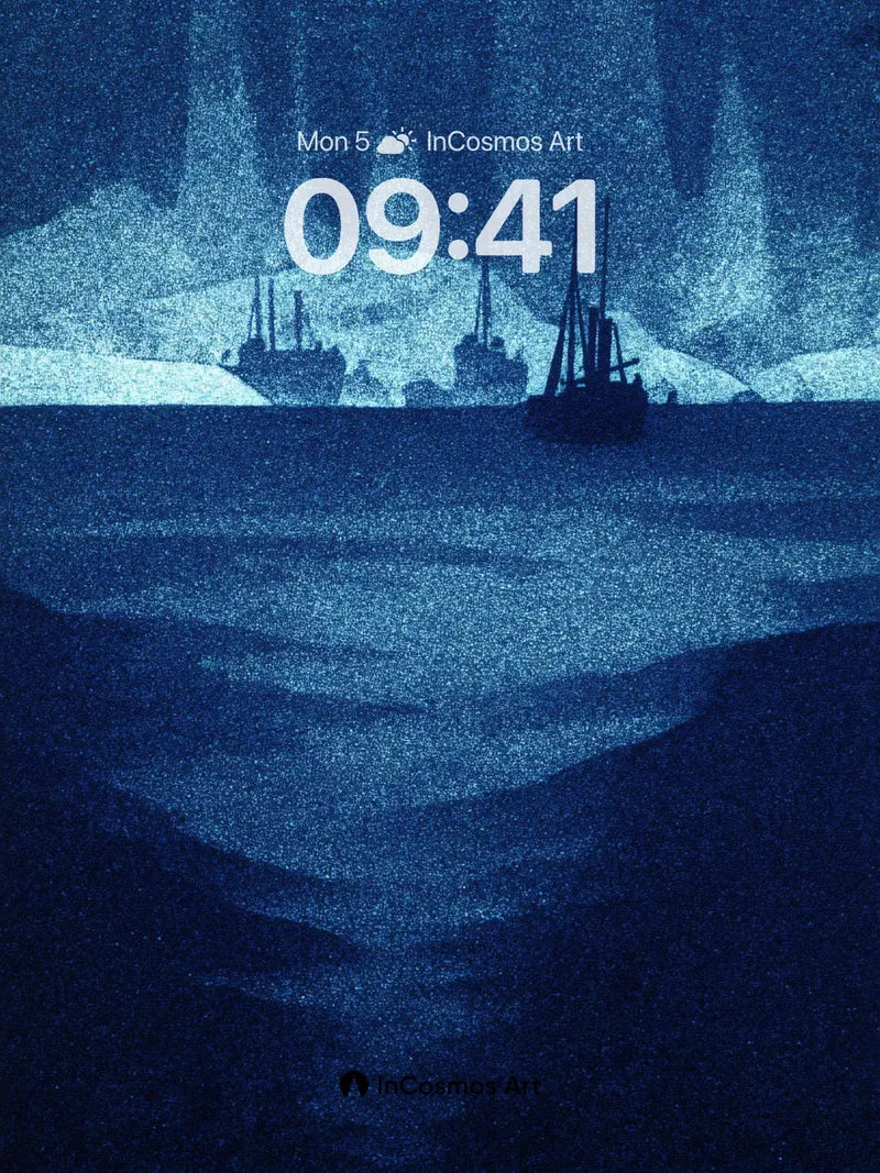 Frozen Silence Wallpaper with Whispers of Sail
