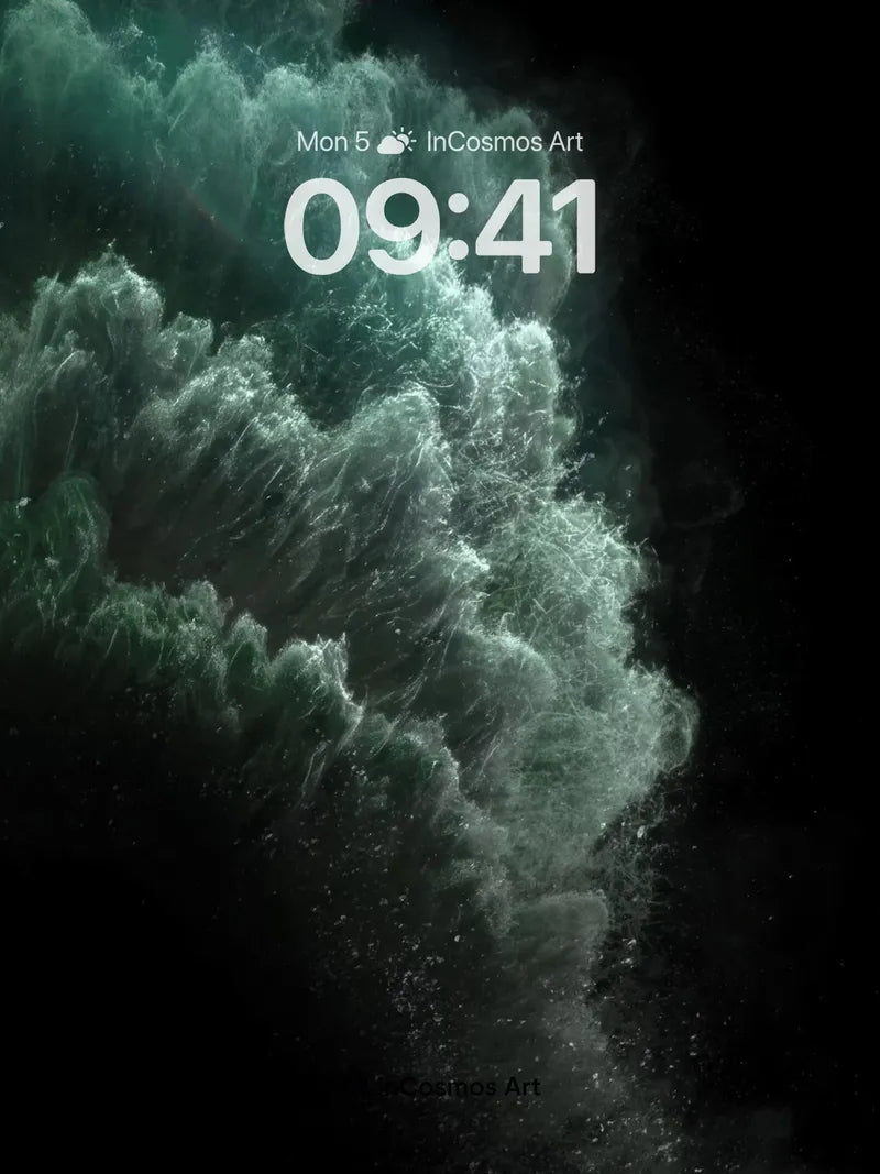 Ethereal Surge Wallpaper with Cosmic Foam