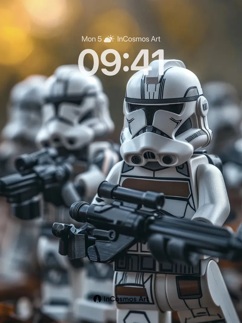 Frostbite Trooper Wallpaper with Autumn Echoes