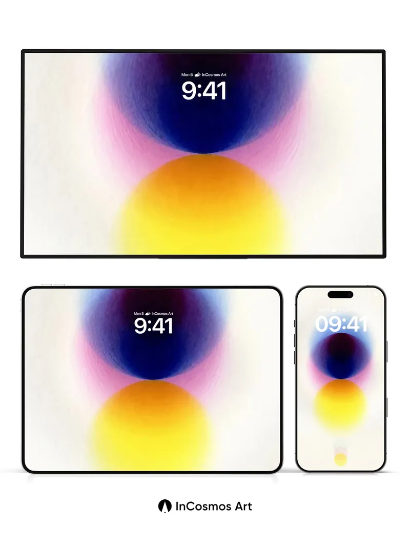 Luminous Void Wallpaper with Ethereal Hues