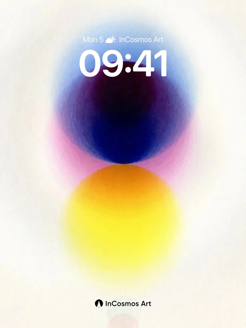 Luminous Void Wallpaper with Ethereal Hues