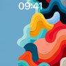 Abstract Waves Wallpaper wallpaper for iPhone, iPad & Mac