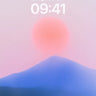 Serenity Peak Wallpaper with Soft Sun Halo wallpaper for iPhone, iPad & Mac