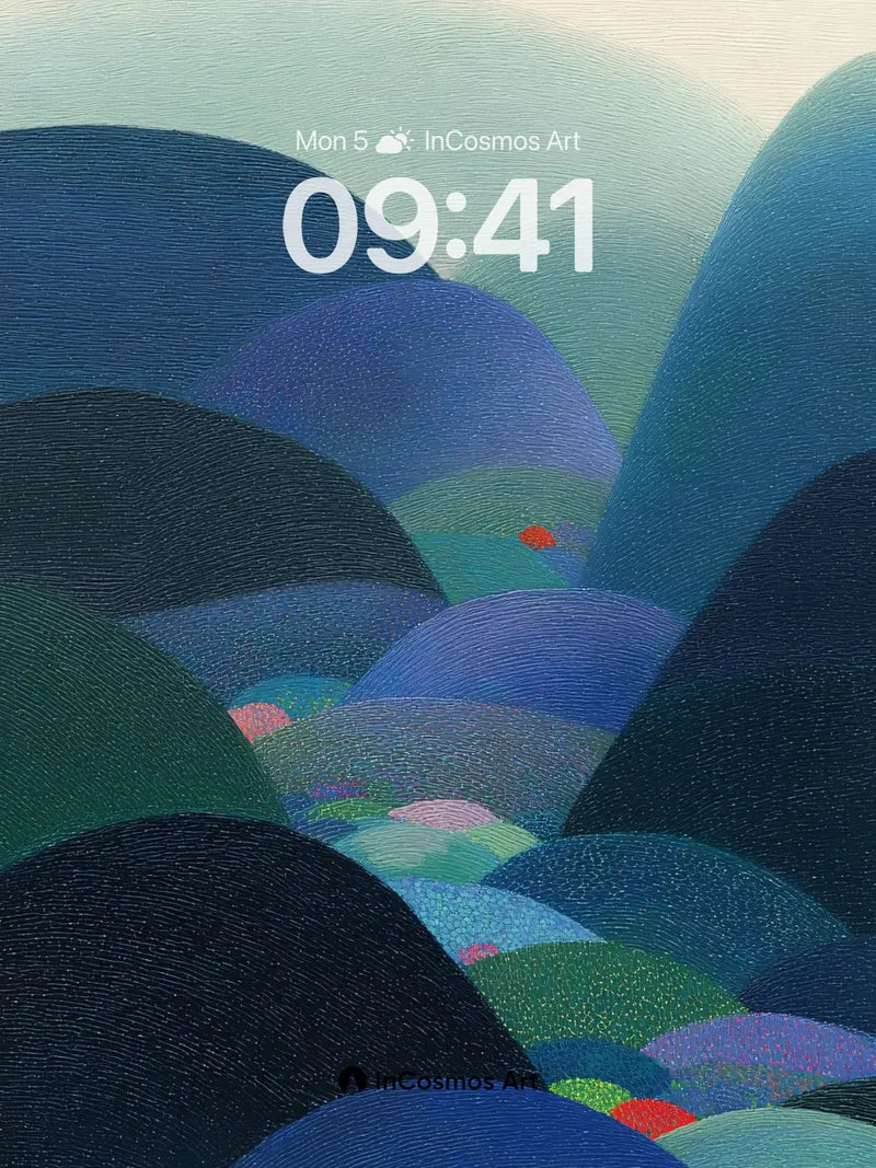 Serenity Wave Wallpaper with Whispering Textures