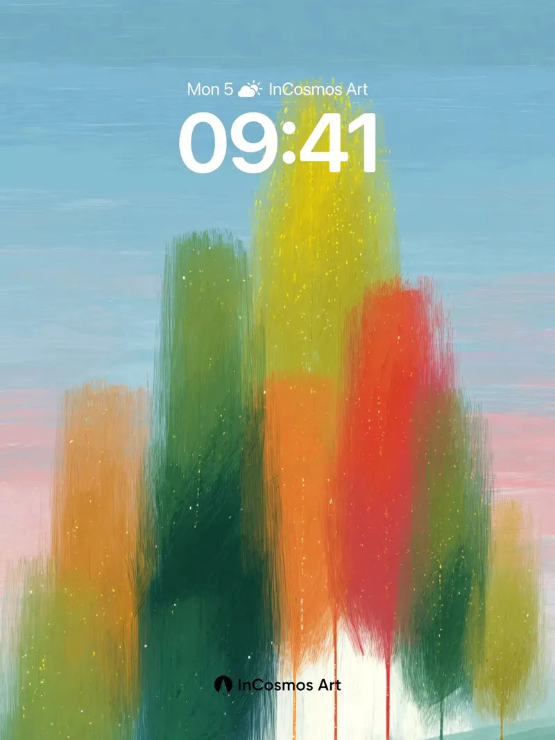 Whispering Canopy Wallpaper with Dappled Light