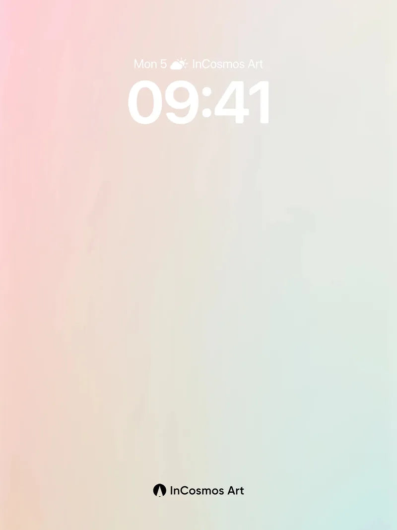 Soft Gradient Wallpaper with Ethereal Light