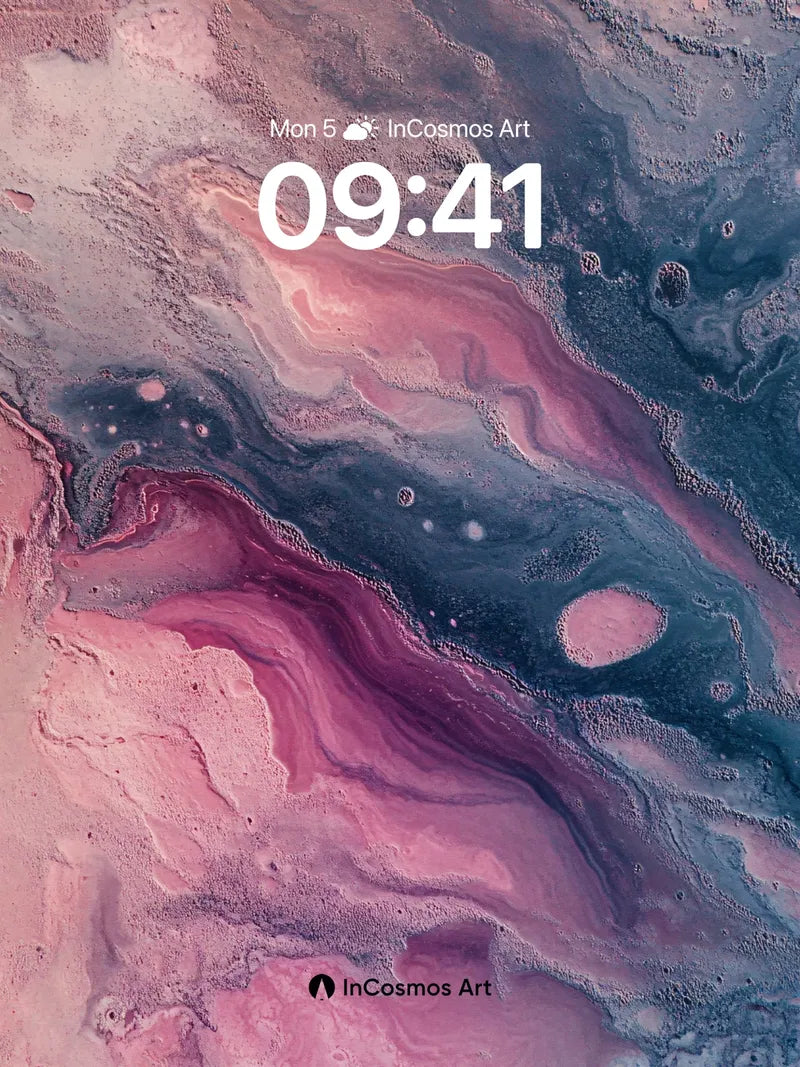 Mystic Veil Wallpaper with Cosmic Flow