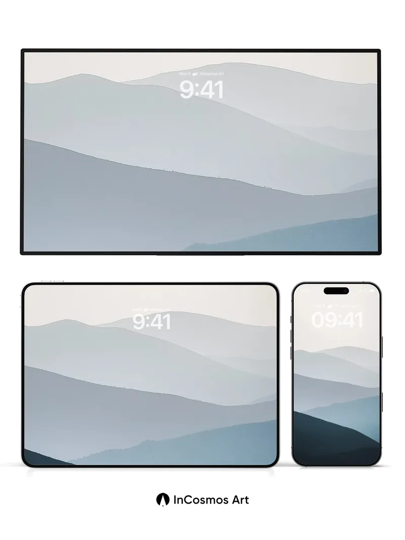 Serenity Ridge Wallpaper with Hushed Horizons