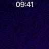 Neon Topography Wallpaper with Electric Lines wallpaper for iPhone, iPad & Mac