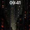 Neon Canopy Wallpaper with Vertical Light Veins wallpaper for iPhone, iPad & Mac
