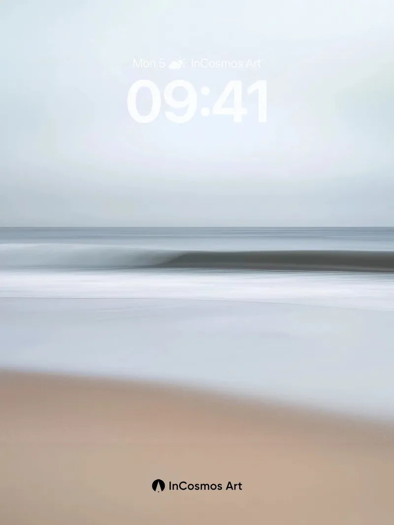 Serenity Drift Wallpaper with Soft Horizon