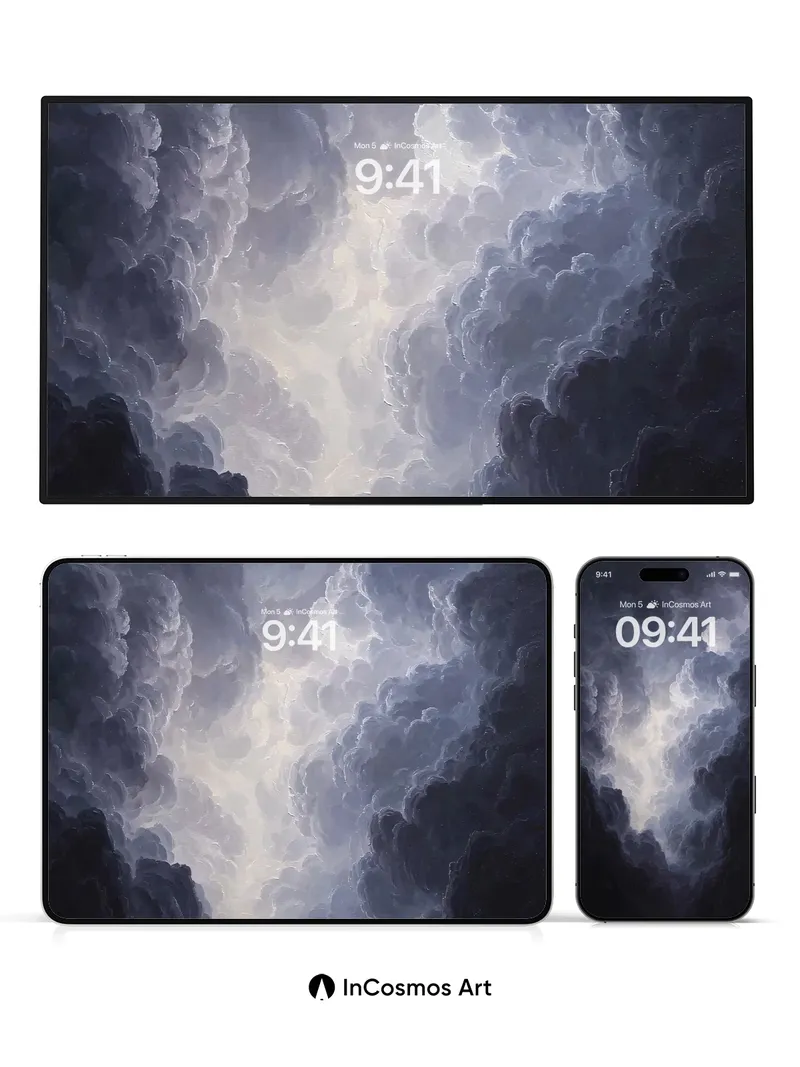 Storm Core Wallpaper in Deep Haze