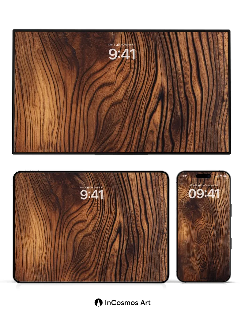 Whispering Grain Wallpaper with Living Lines