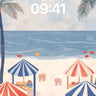 Sunny Reverie Wallpaper with Palm Canopy wallpaper for iPhone, iPad & Mac