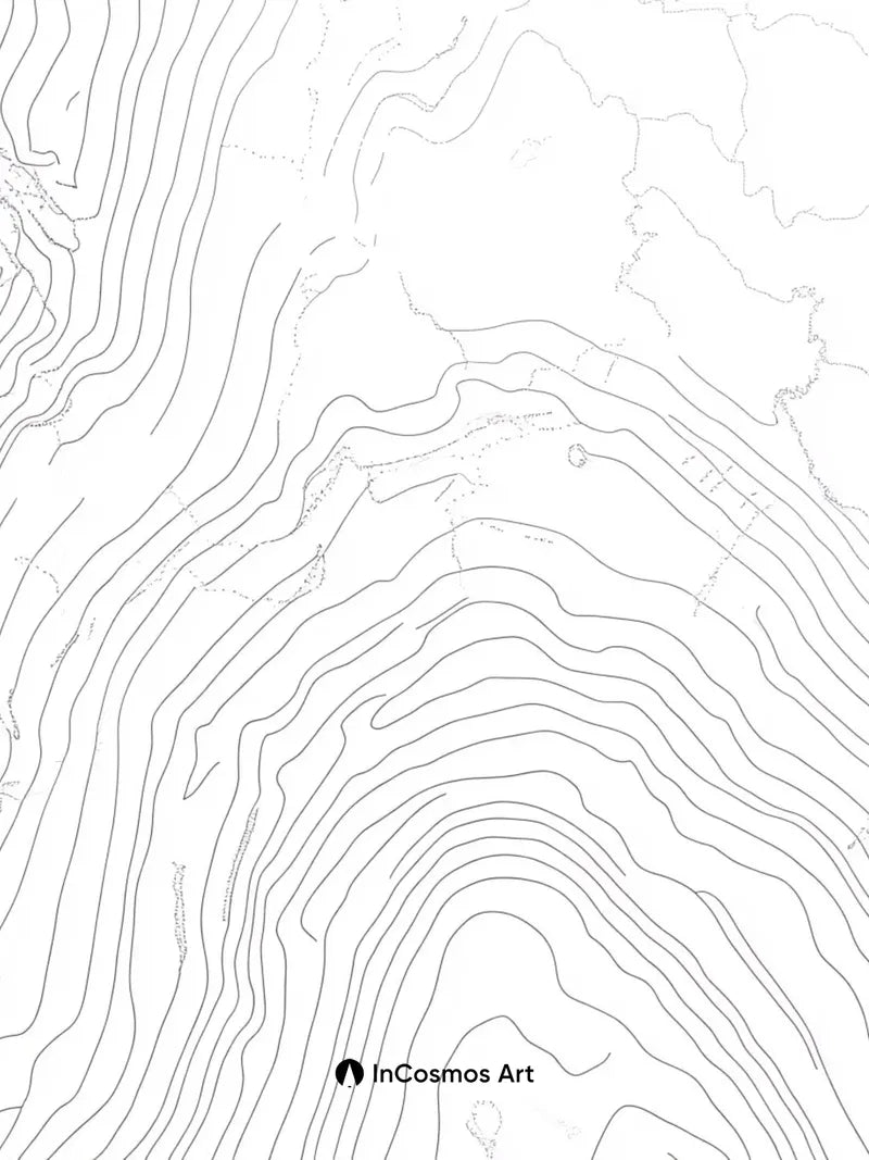 Silent Contour Wallpaper with Whispering Lines