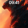 Apocalyptic Ember Wallpaper with Volcanic Spines wallpaper for iPhone, iPad & Mac