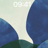 Abstract Blue and Green Gradient Background wallpaper for iPhone, iPad & Mac