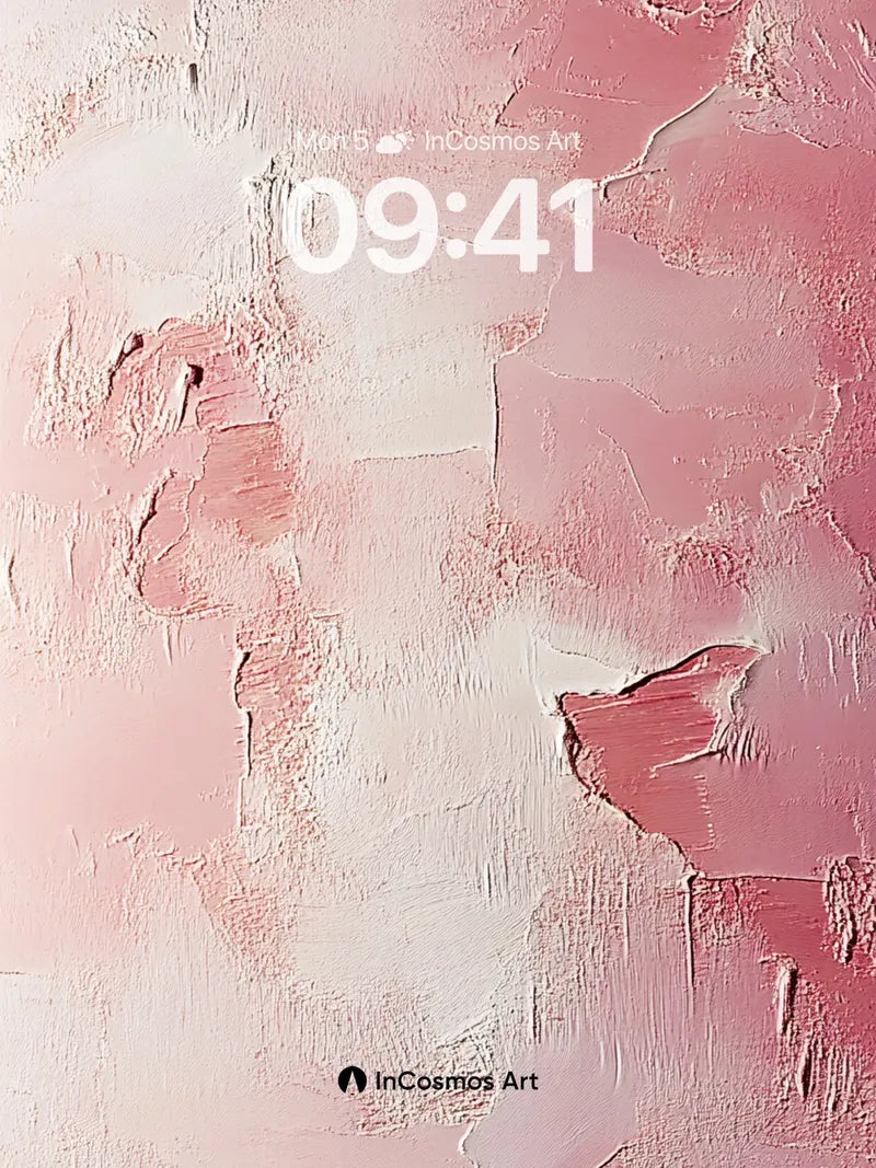 Soft Echo Wallpaper with Cracked Petal Hues