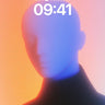 Neon Hush Wallpaper with Silent Face wallpaper for iPhone, iPad & Mac