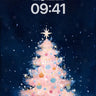 Frosted Whimsy Wallpaper with Starlit Ornaments wallpaper for iPhone, iPad & Mac