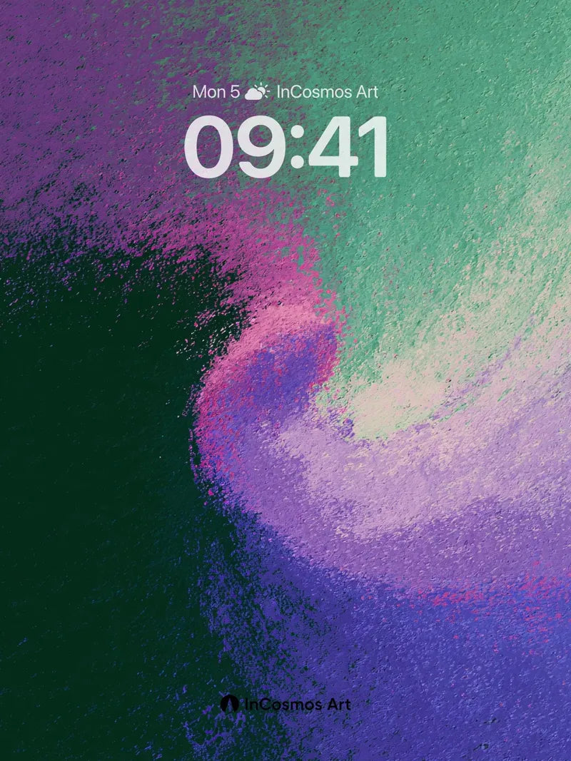 Luminous Veil Wallpaper with Ethereal Swirls