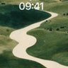 Winding River Landscape Wallpaper Aerial View