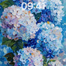 Azure Bloom Wallpaper with Living Petals wallpaper for iPhone, iPad & Mac