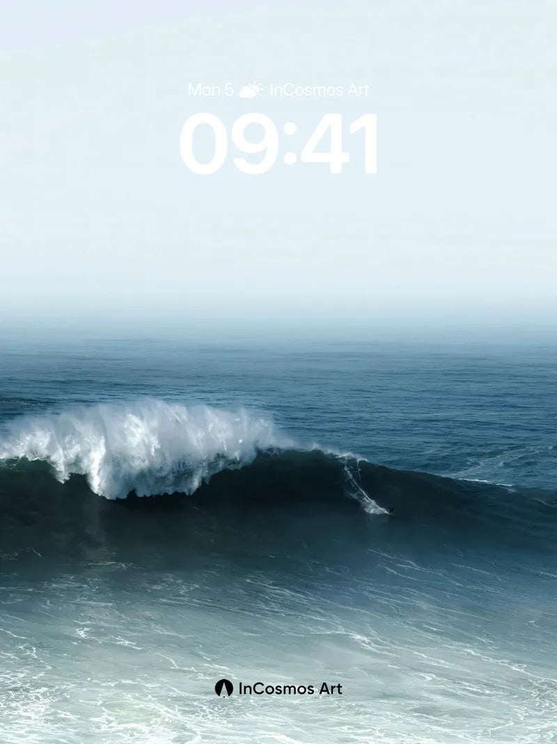 Cresting Surge Wallpaper with Ocean Breath