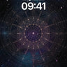 Cosmic Lattice Wallpaper with Celestial Threads wallpaper for iPhone, iPad & Mac