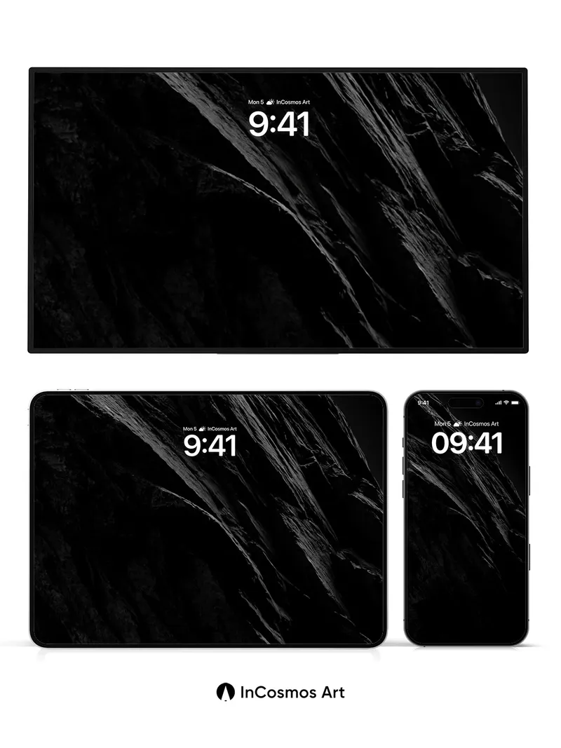 Shadowed Ridge Wallpaper with Liquid Depth