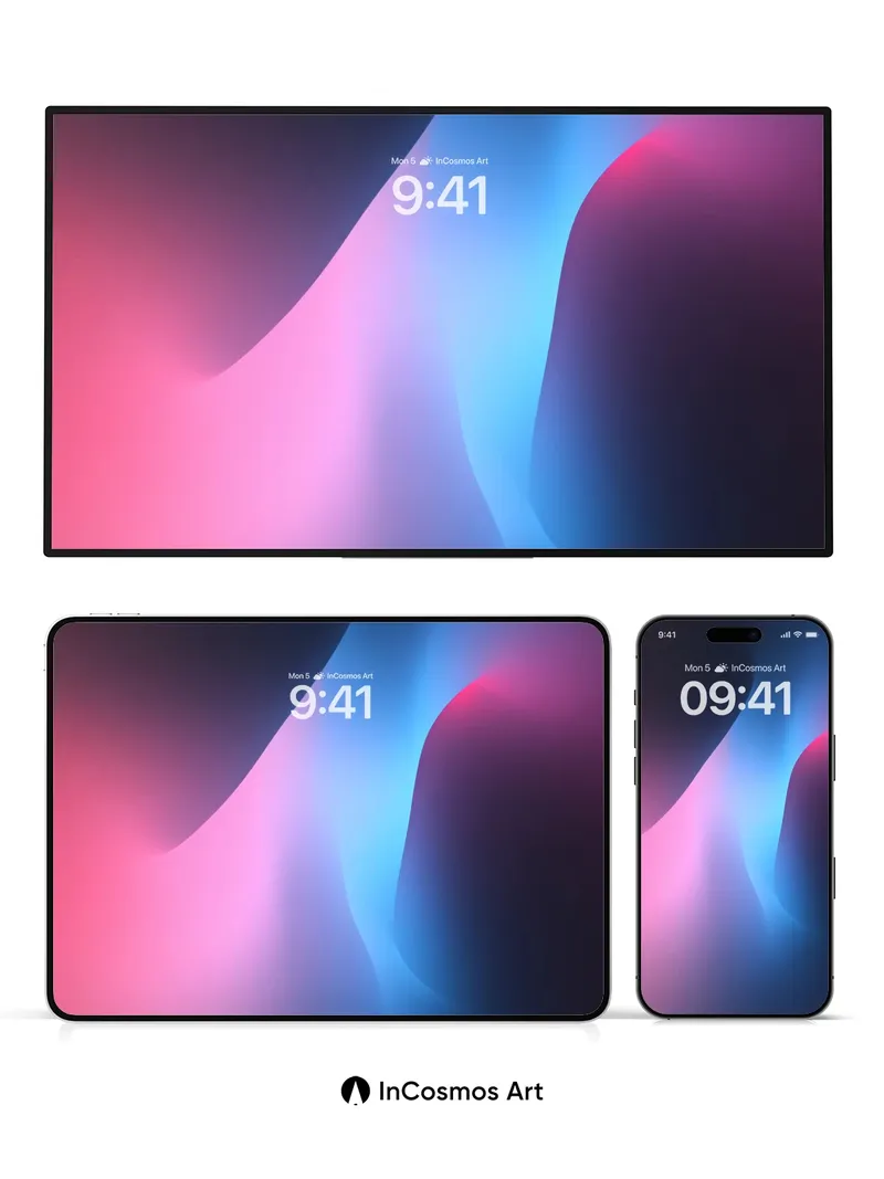 Luminous Veil Wallpaper with Ethereal Drift