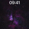 Cosmic Veil Wallpaper with Starlit Whispers wallpaper for iPhone, iPad & Mac