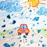 Playful Road Trip Wallpaper with Crystalline Rain wallpaper for iPhone, iPad & Mac