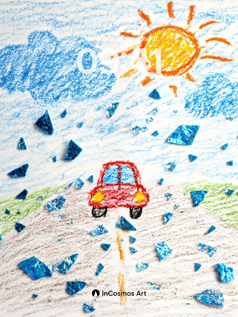 Playful Road Trip Wallpaper with Crystalline Rain wallpaper for iPhone, iPad & Mac