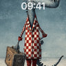 Whimsical Crocodile Wallpaper with Moonlit Suitcase wallpaper for iPhone, iPad & Mac