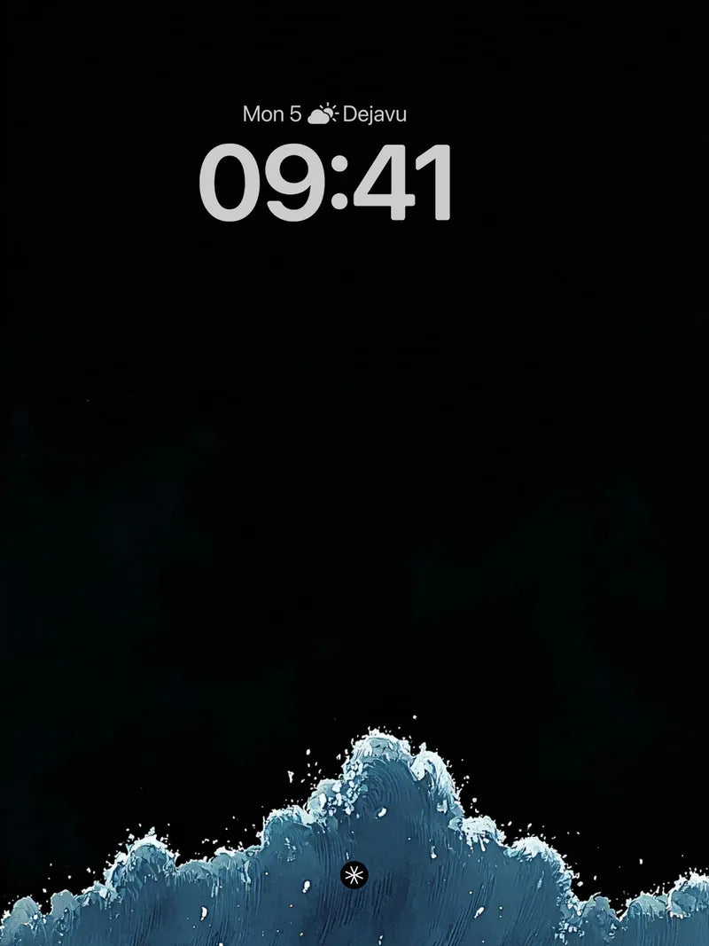 Deep Ocean Wave Wallpaper wallpaper for iPhone, iPad & Mac