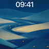 Nocturnal Dunes Wallpaper with Starlit Trails wallpaper for iPhone, iPad & Mac