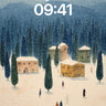 Snowfall Serenity Wallpaper with Silent Walkers wallpaper for iPhone, iPad & Mac