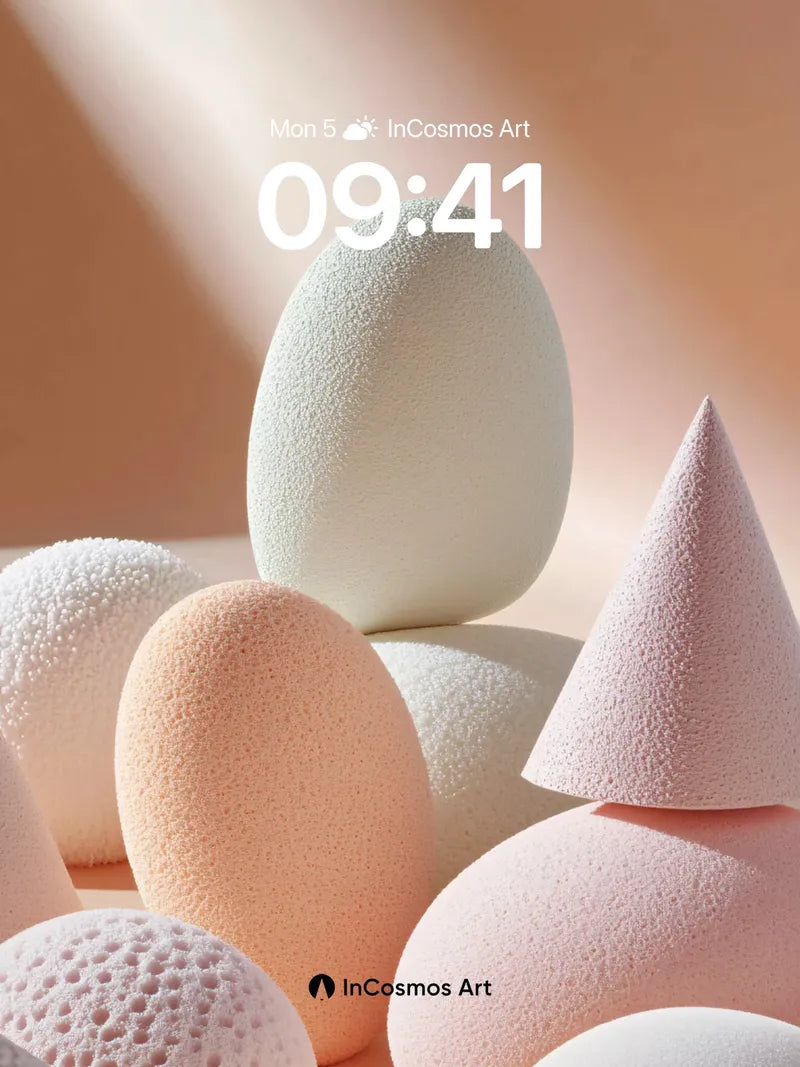 Soft Geometry Wallpaper with Whispering Light