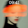 Neon Veil Wallpaper with Ghostly Motion wallpaper for iPhone, iPad & Mac