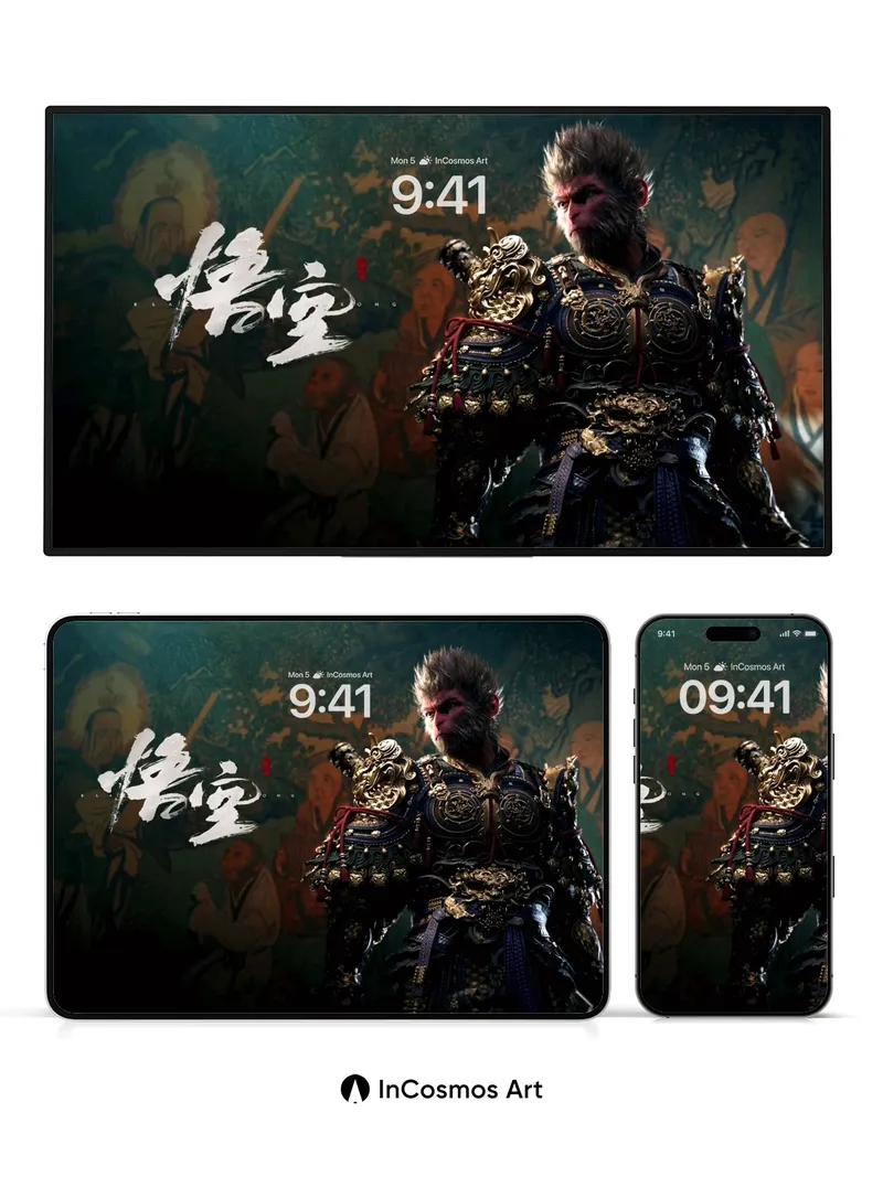 Mythical Warrior Wallpaper with Golden Armor Echo