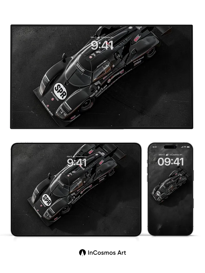 Shadowed Velocity Wallpaper with Carbon Fiber Pulse