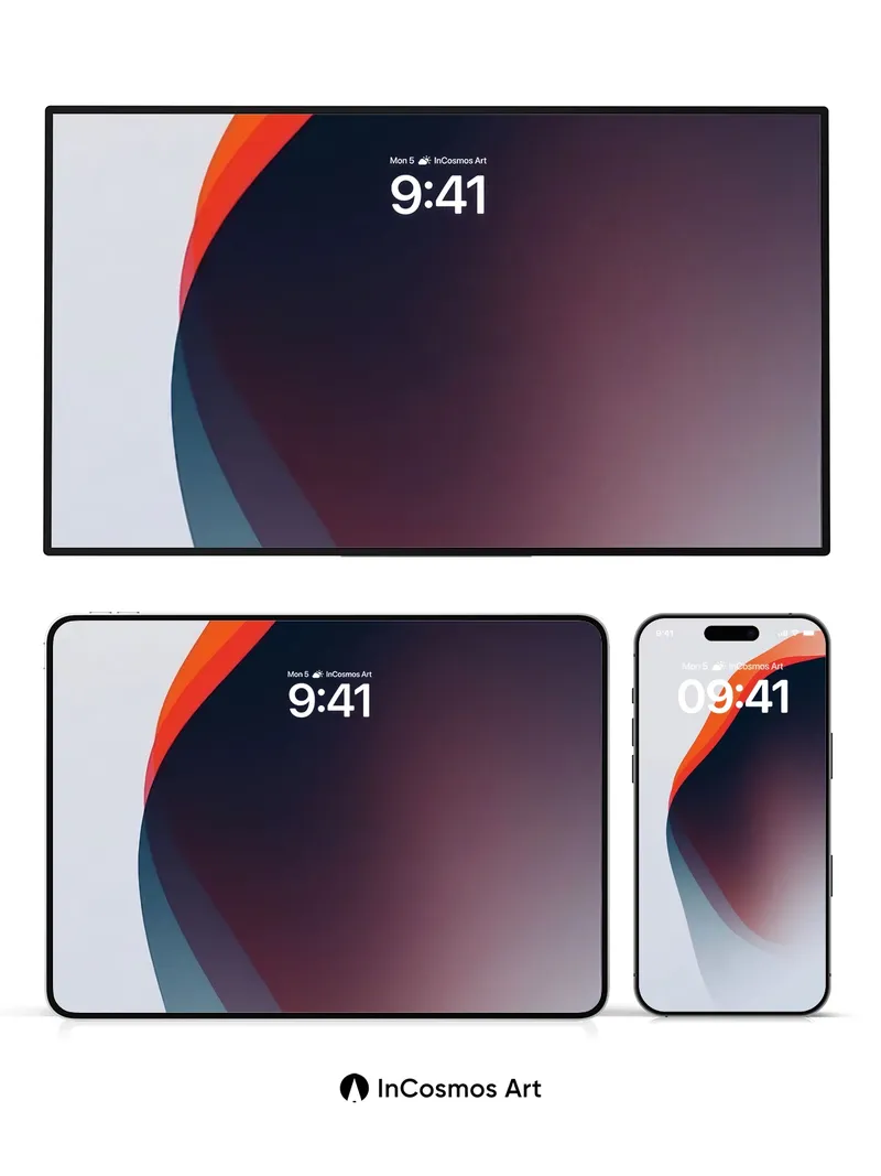 Crimson Veil Wallpaper with Shadowed Depth